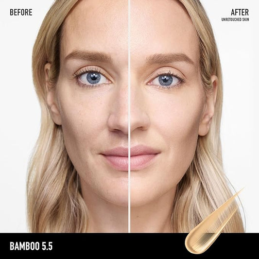 bareMinerals Complexion Rescue Tinted Moisturizer for Face with SPF 30, Vegan Tinted Mineral Sunscreen with Hyaluronic Acid, Mini Size, Bamboo 5.5