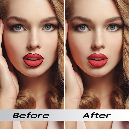 Lip Stain - Lip Liner Stain, Long-Lasting Moisturizing Lip Liner Peel Off, Waterproof Lip Tint with Matte Finish Stay On All Day, Transfer-Proof, Instant Peel Off Lip Stain (Rose)