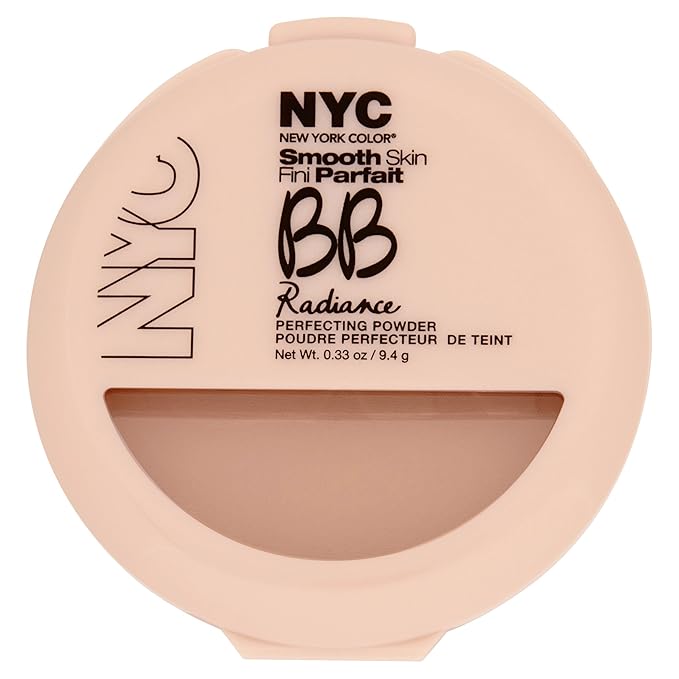 N.Y.C. New York Color BB Radiance Perfecting Powder, Warm Beige, 0.33 Ounce
