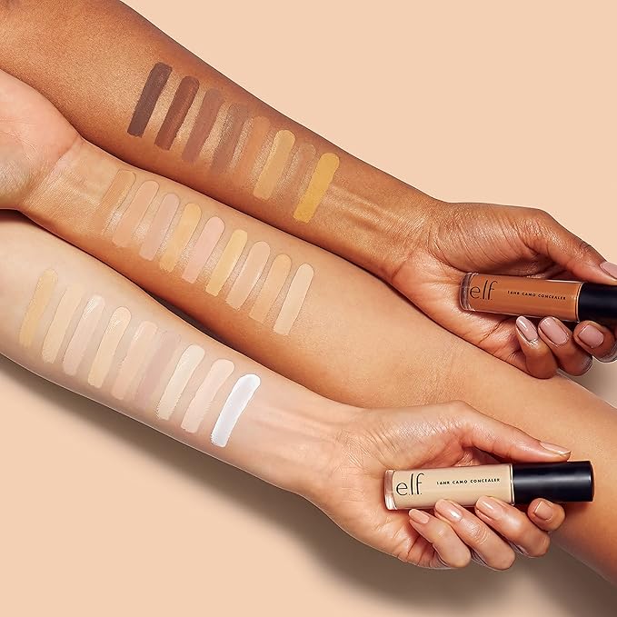 e.l.f. 16HR Camo Concealer, Full Coverage & Highly Pigmented, Matte Finish, Medium Neutral, 0.203 Fl Oz (6mL)
