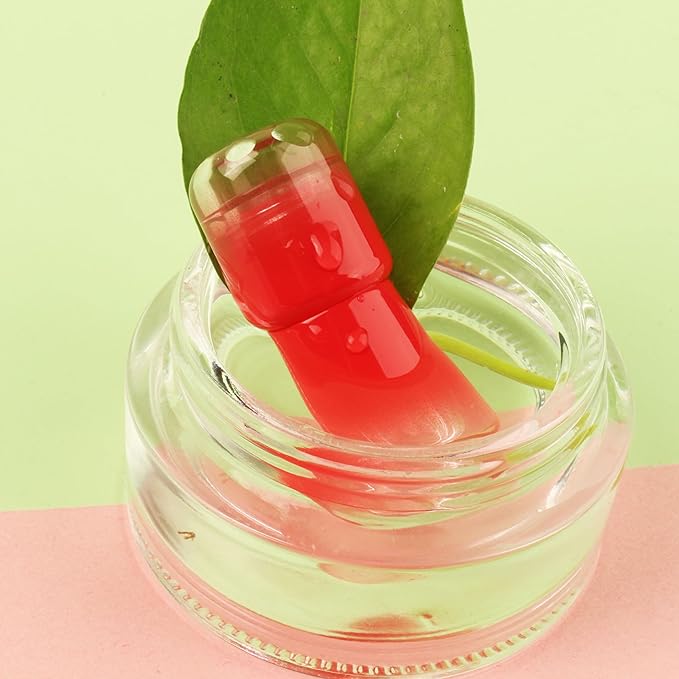 COSIDEA 20pcs Empty Cute Mushroom Shape Red lip gloss tube 4ml 0.13oz with wand Lipgloss tubes containers for lip oil packing