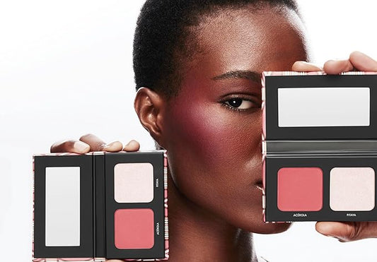 black Up Blush and highlighter duo WAXDUO02