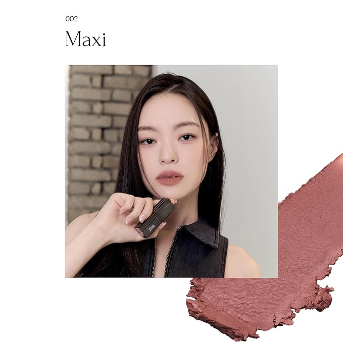 MUZIGAE MANISON City Chic Trio - 02 Maxi | Objet water 01 Signature & 02 Spicy & Moodwear Blur 02 Maxi | K-Beauty Lip Stain Matte Lipstick