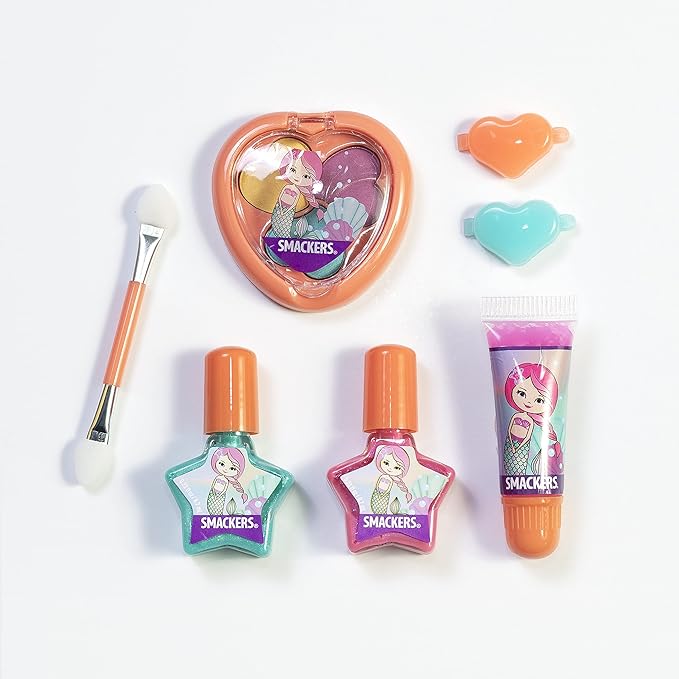 Lip Smacker Smackers 9-Piece Beauty Collection Set- Mermaid (Pack of 2)