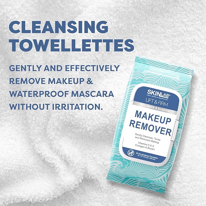 Lift & Firm Towellete Make-Up Remover Cleanses & Tones, 60 Count
