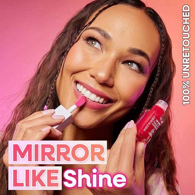 wet n wild Lip Oil - Lightweight, Non-Sticky, Hydrating & Nourishing Formula with 7 Conditioning Oils, Vegan & Cruelty-Free - Dress Code