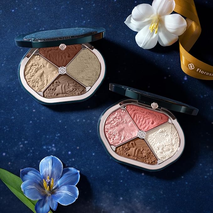 FLORASIS Constellation Floral Engraving Contour Makeup Palette (02 Eastern Beast) Oriental