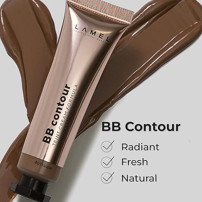Advanced BB Contour Cream - Creamy Texture, Blendable, Long-Lasting&Nourtishing, Multi-Purpose Beauty Balm for Flawless Skin Definition - All Skin Types - 10ml/0,33fl.oz