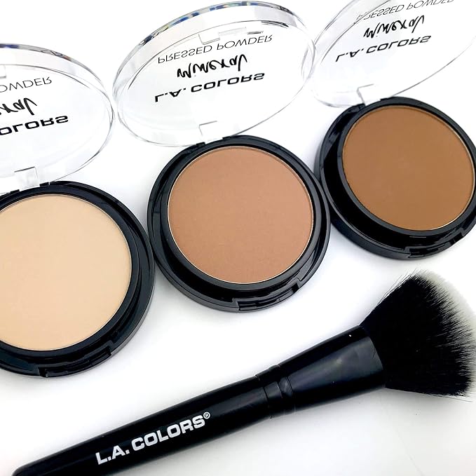 L.A. COLORS Mineral Pressed Powder, Natural Beige CMP375