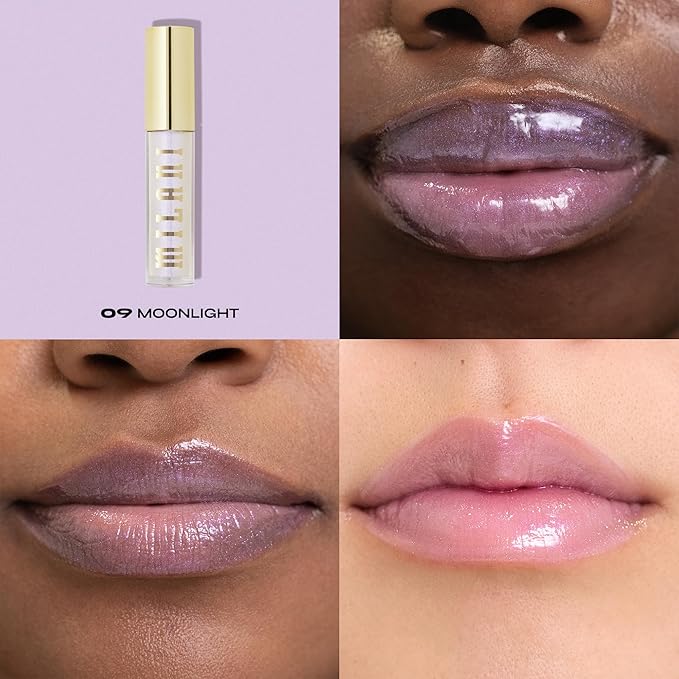 Milani Stay Put Longwear Liquid Lipstick Unhinged + Understatement Lipliner Pencil - Highly Pigmented Retractable Soft Lip Liner Pencil + Keep It Full Nourishing Lip Plumper - Moonlight