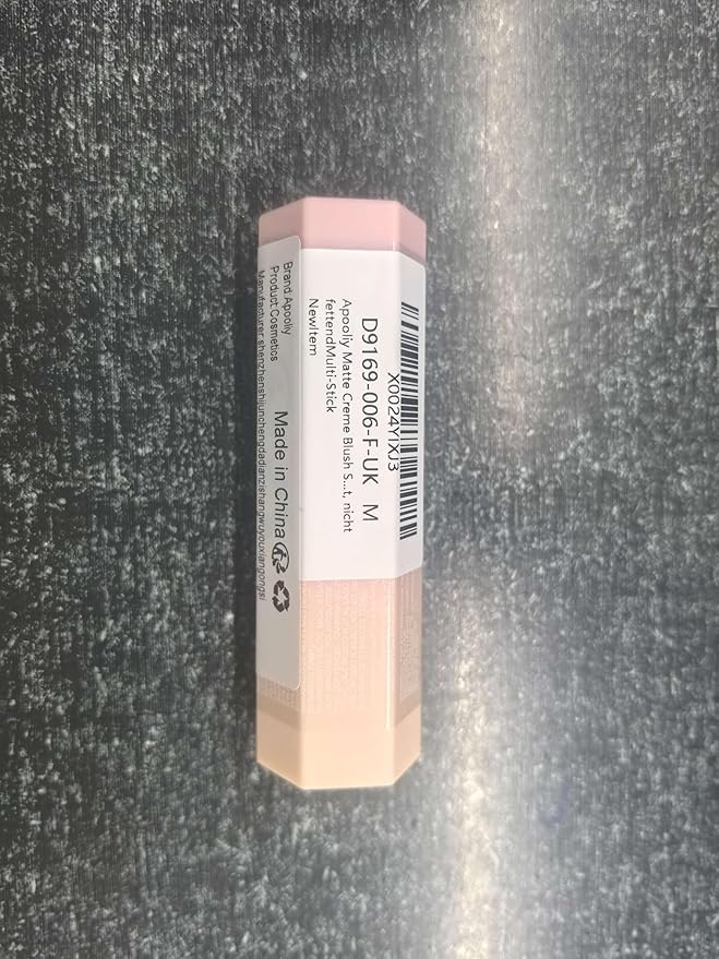 Matte Cream Blush Stick for Cheeks,Blendable Color,Long Lasting Blusher,Highly Pigmented,Non-Greasy,Multi-Stick
