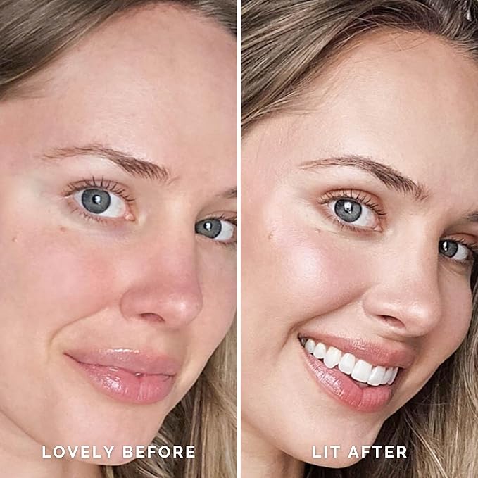 Elizabeth Mott Thank Me Later Glow Bundle: Natural Glow Enhancer Light Sheer Face Primer (30g) + Hydrating 3-in-1 Dewy Setting Spray (95ml) - Cruelty-Free Makeup Set for Radiant Skin