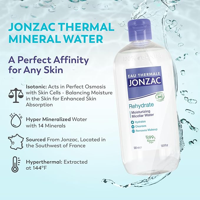 Sensitive Skin Rehydrate Micellar Water 16.9 fl oz & Sublimactive Anti-Aging Firming Serum 1.01 fl oz Skincare Bundle