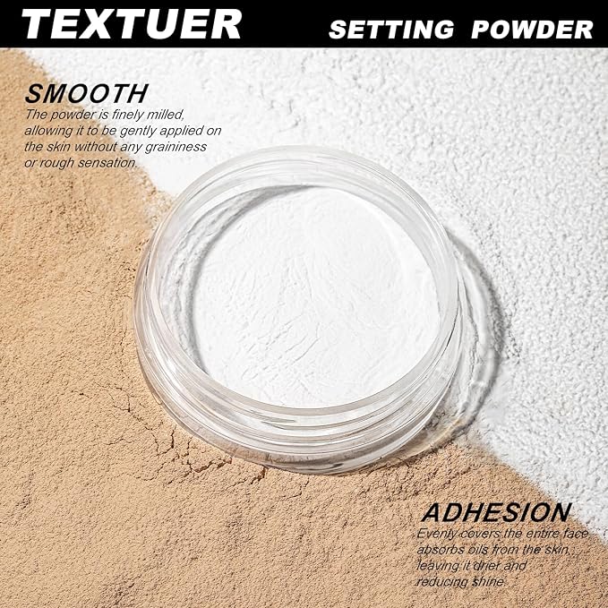 YOUNG VISION Flawless Finish Loose Face Powder - Translucent Setting Powder, Blurs Fine Lines & Imperfections, Lightweight, Long-Lasting, Suitable for All Skin Types, Makeup Essential