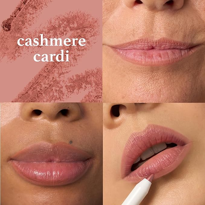 Julep WIth a Trace Retractable Creamy Long-Lasting Lip Liner + 24/7 Lip Treatment - Hydrating Lip Balm and Lip Sleeping Mask