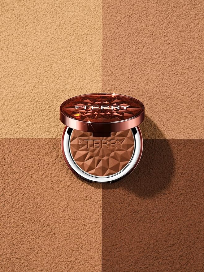 By Terry Tea To Tan Sun Bronzer, Hydrating & Smoothing Skincare-Infused Bronzing Powder, Vegan Formula, 4 Deep Bronze