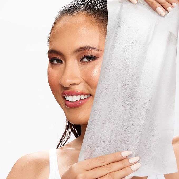 Real Techniques Real Clean Collection Bundle, XL Makeup Removing Wipes, Face Erase Makeup Removing Balm, In-The-Clear Eye Makeup Remover, Reusable Makeup-Removing Pads, Gently Removes Makeup, 4 Items