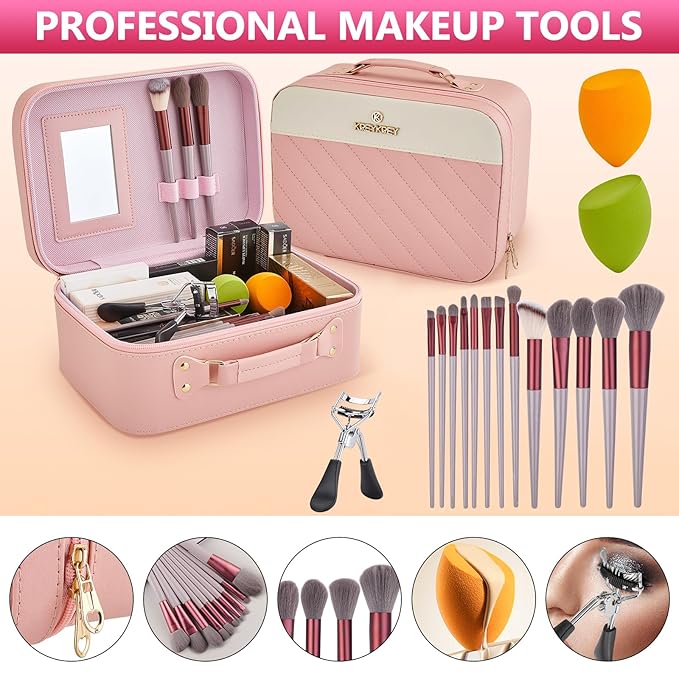 Makeup Kit for Women Full Kit, Make Up Gift Set, Makeup Bundle Includes Foundation Eyeshadow Palette BB Cream Concealer Blush Lipstick Eyeliner Mascara Cosmetic Brush Set