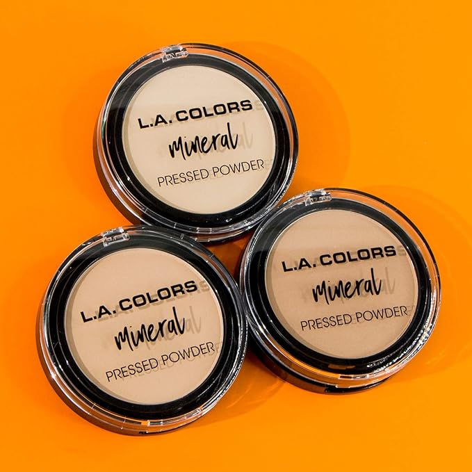 L.A. COLORS Mineral Pressed Powder, Natural Beige CMP375