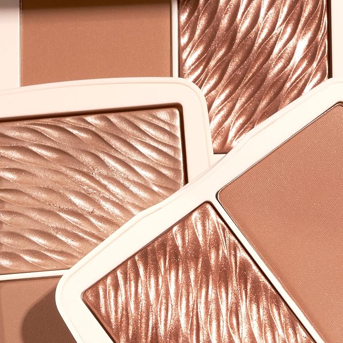 COVER FX Monochromatic Bronzer Duo, Suntan Bronze, and Custom Bronzer Drops, Glided Glow