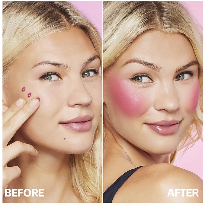 Liquid Blush, Multi-Use Make Up for Cheeks & Lips, High Pigment Matte Blush, Silky Creamy & Blendable Color for Highlighting Contour, Creating a Natural Moisturizing Finish