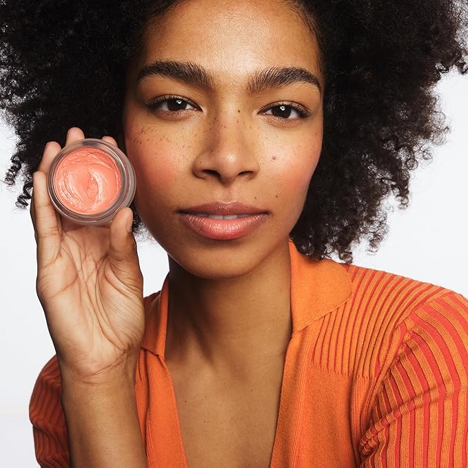 goop Beauty Cream Blush and Massage Oil Bundle | 0.5 oz Creamy Peach Cream Blush for a Sheer Pop of Color on Lips & Cheeks | 2 fl oz of Mess Free Oil for a Couples Massage or Self Care | Gift Set