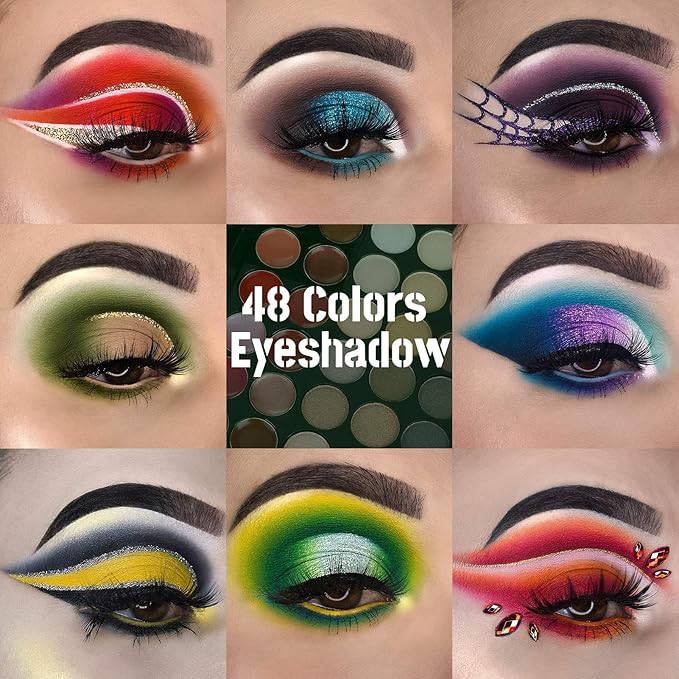 All in One Makeup Valentine's Day Gifts Kit for Women, Professional 78 Colors Combination Palette Makeup Set Include 48 Eyeshadow,18 Lip Gloss,3 Blusher,6 Concealer,3 Contour Powder,8 Brushes,1 Mirror