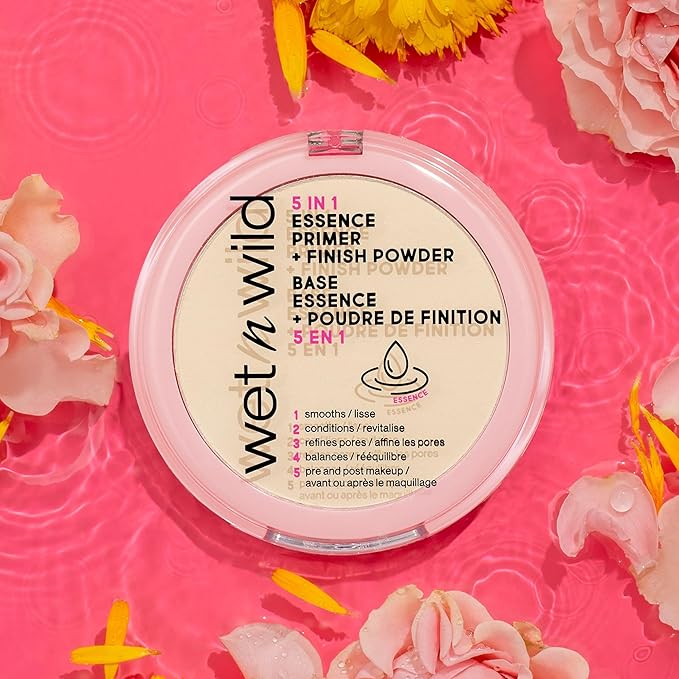 wet n wild 5 In 1 Essence Primer + Finish Powder (Pack of 2)