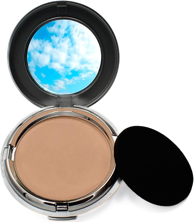 Medium Dark Buildable Coverage Long Lasting Pressed Finishing Powder, Oil Control Mattifying Shine Free, No Animal Testing, Cruelty, Talc & Paraben Free
