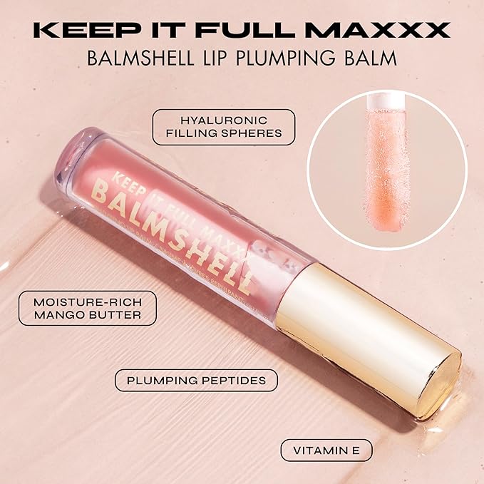 Milani Stay Put Longwear Liquid Lipstick + Understatement Lipliner Pencil - Highly Pigmented Retractable Soft Lip Liner Pencil + Keep It Full Maxxx Balmshell Lip Plumping Balm - Balmshell