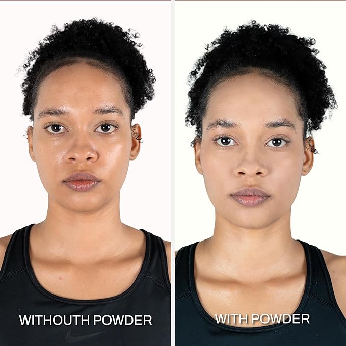 MB Setting Powder for Black Women, Translucent & Matte Finish for Dark Skin Tones, Pressed, Non-Ashy, Waterproof (0.35 oz) by Avantic Beauty