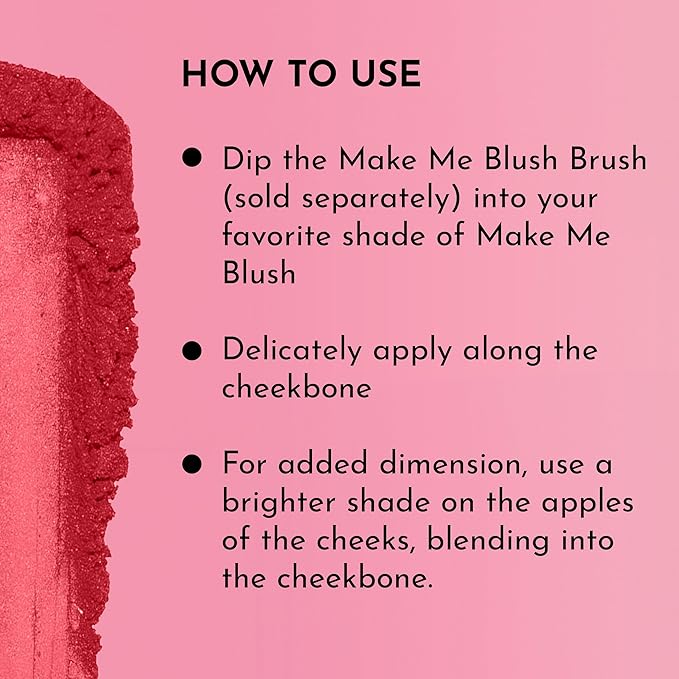 Make Me Blush Talc Free Velvet Blush, Dessert Rose, Pink, 0.18 Ounce