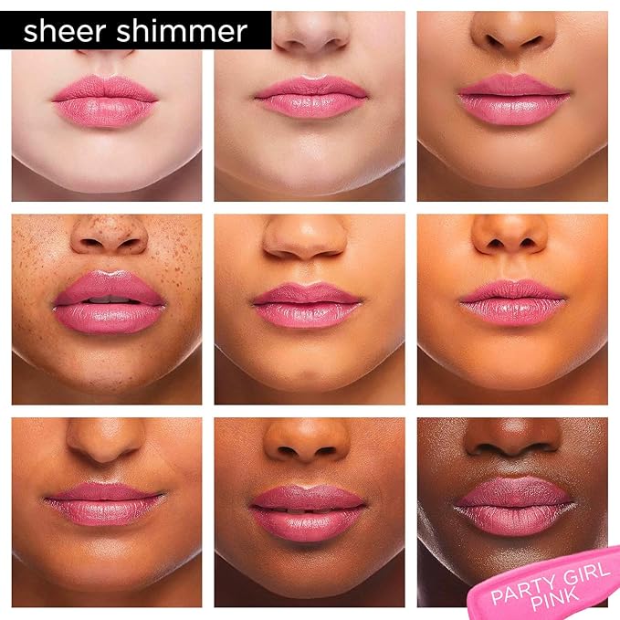 Pure Cosmetics Pure Illumination Lip Gloss - LED-lit Applicator w/Side Mirror - Non-Sticky, Moisturizing & Hydrating Lip Glosses - Soothes & Protects Dry Chapped Lips (Party Girl Pink)