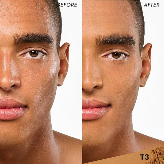 COVER FX Pressed Mineral Foundation - Shade T3 - Weightless Powder Foundation - Buildable Light to Full Coverage - Matte Finish - All Skin Types