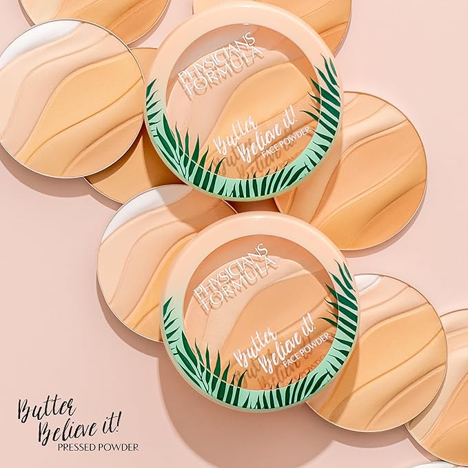 Physicians Formula Butter Believe it! Pressed Powder Translucent | Dermatologist Tested, Clinicially Tested