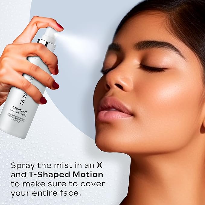 Ultime Pro Makeup Fixer | Long Lasting Setting Spray | Hydrating & Refreshing Facial Mist with Hyaluronic Acid | Lightweight & Non Sticky | 1.69 Fl Oz (50ml)