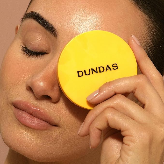 Dundas Bronzer Matte Finish (Caramel w/Gold Shimmer) and Lip Balm and Plumper for Lips, Cruelty Free Natural Makeup