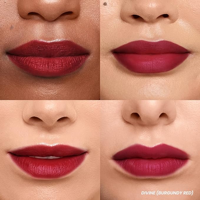 Wonderskin Wonder Blading Lip Stain Peel Off Masque - Long Lasting, Waterproof and Transfer Proof Red Lip Tint, Matte Finish Peel Off Makeup (Divine Masque)