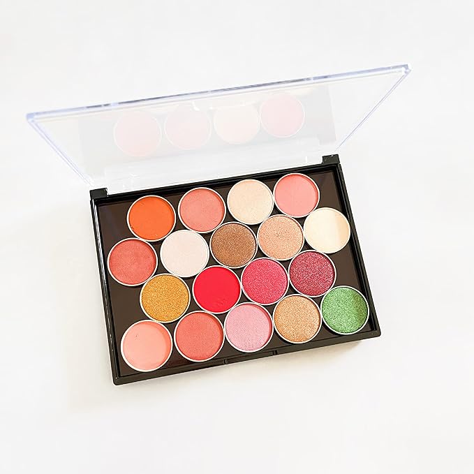 Medium Size Empty Magnetic Makeup Eyeshadow Palette with Clear Top- Organize, Depot DIY Your Own Palette 5.6‘x 4.33''