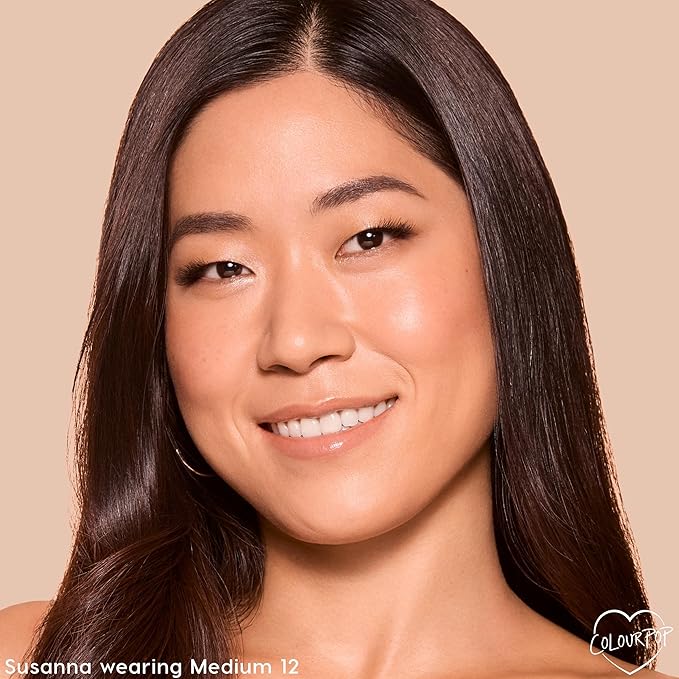 ColourPop Pretty Fresh Tinted Foundation Stick - Balm to Cream Foundation with Light to Medium Coverage - Infused with Hydrating Hyaluronic Acid, Peptides & Niacinamide - Medium 12 (0.29 oz)