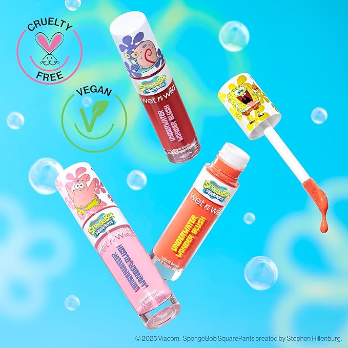 wet n wild Spongebob Underwater Wonder Liquid Blush - Snailed It