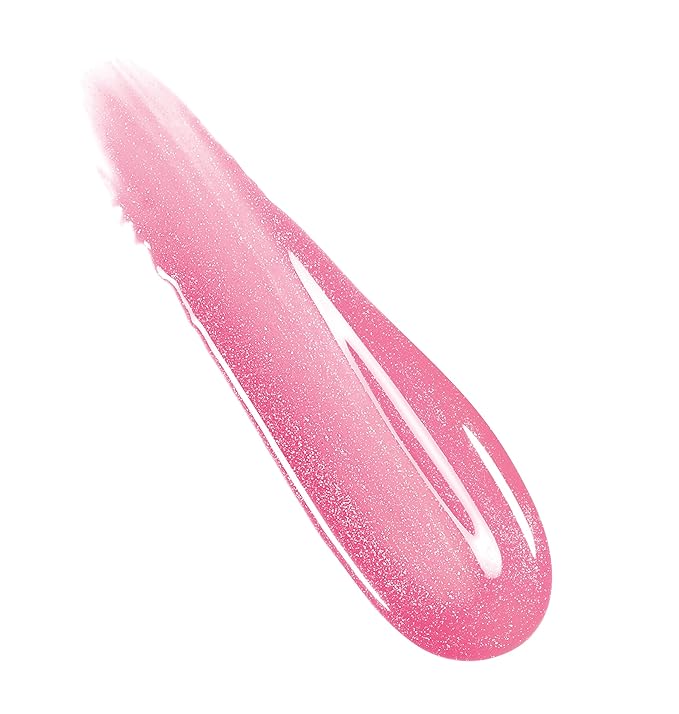 Rimmel Stay Glossy Lip Gloss - Non-Sticky and Lightweight Formula for Lip Color and Shine - 140 Flower Power, .18oz