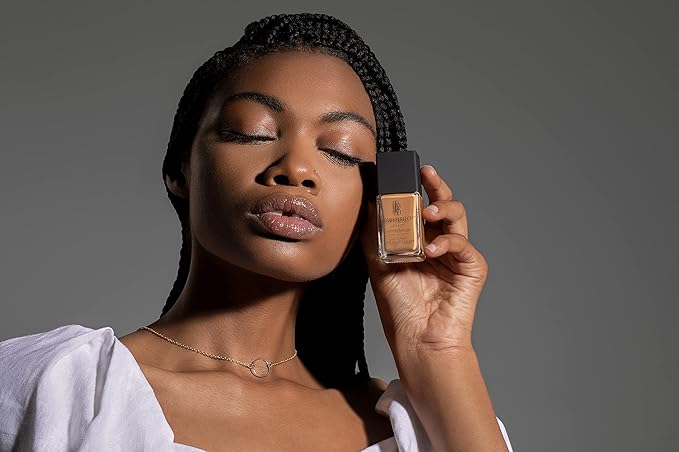 Black Radiance Color Perfect Liquid Full Coverage Foundation Makeup, Rum Spice, 1 Ounce (Pack of 2)