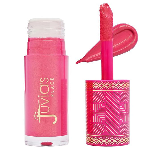 Juvia's Place Blushed Liquid BlushLighter Pink Lady Glow - Liquid Blush for Cheeks with Luminous Glow, Long-Wearing, Buildable & Highly-Pigmented Makeup Blush, Easy to Blend Blush