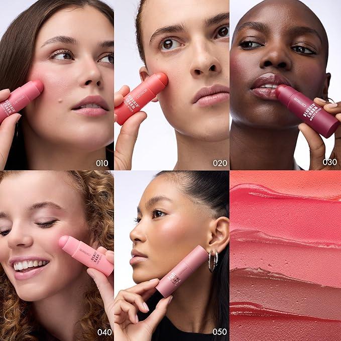 Catrice | Blushin' Charm Multi Stick | Creamy, Multi-Use Blush & Lip Tint | Buildable Dewy Finish | Vegan & Cruelty Free (030 Ruby Darling)