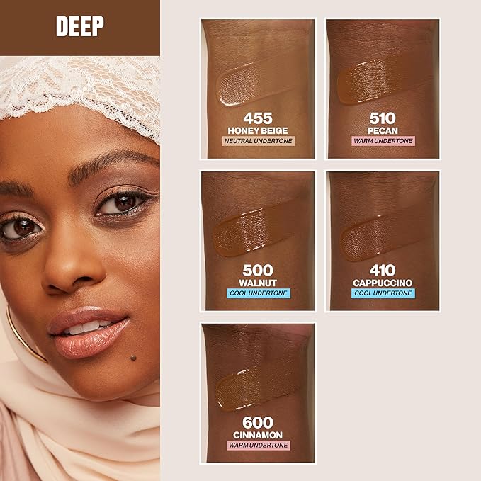 Revlon Liquid Foundation, ColorStay Face Makeup for Normal & Dry Skin, SPF 20, Longwear Medium-Full Coverage with Natural Finish, 600 Cinnamon, 1 Fl Oz