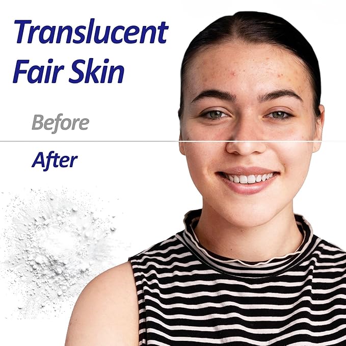 Suppin Setting Powder & Hydrating BB Cream, Pressed Powder with Skin-Smoothing Amino Acid+ Lightweight Makeup Foundation Moisturizer Cream with Botanical Extract Formula, White Floral Bouquet