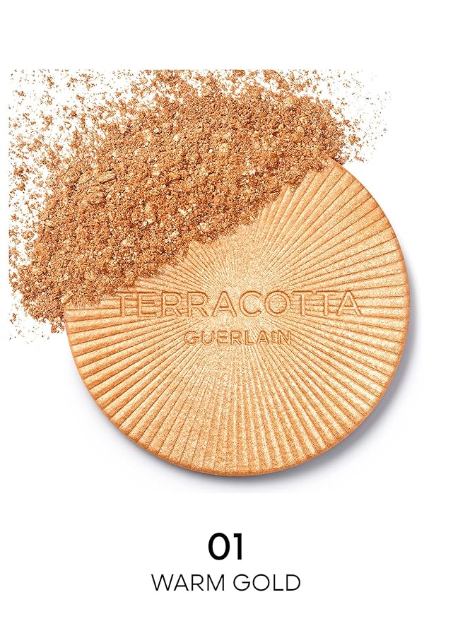 Terracotta Luminizer The Shimmering Powder - 01 Warm Gold by Guerlain for Women - 0.24 oz Powder