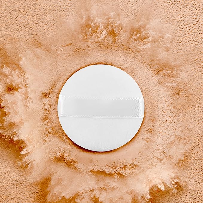 Boobeen Lightweight Translucent Loose Setting Powder Makeup, Matte Non-Sticky Finishing Baking Makeup, Concealing Nude Face Pressed Foundation Powder for Women With Puff