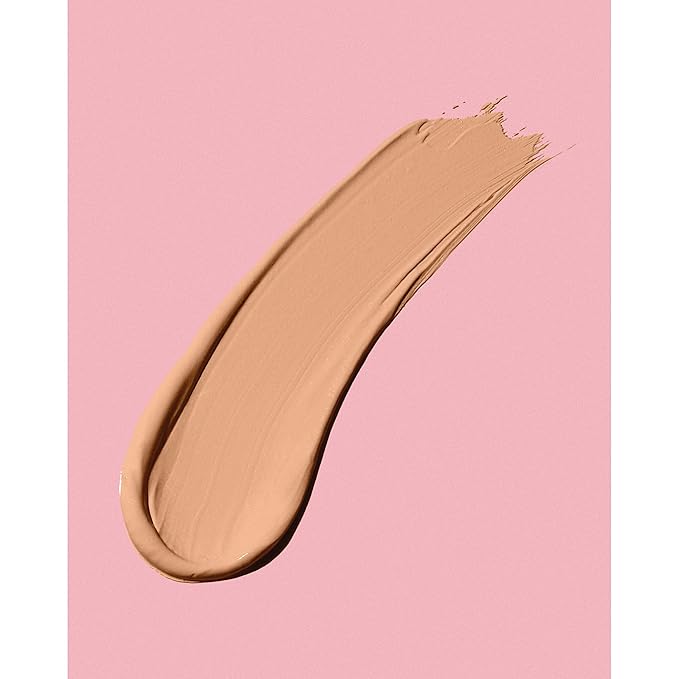 Neutrogena Healthy Skin Radiant Brightening Cream with Peptides & Vitamin E Antioxidant, Lightweight Perfecting Concealer Cream, Non-Comedogenic, Almond Medium 02 with warm undertones, 0.24 oz